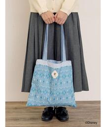 Samansa Mos2 | 【Disney】アナと雪の女王/総柄トートバッグ(ハンドバッグ)