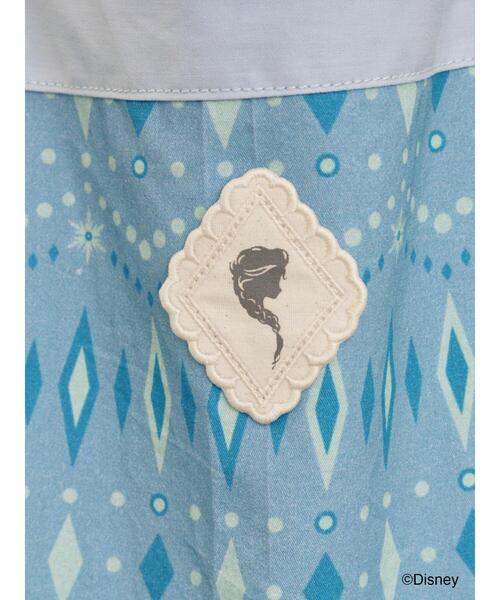 Samansa Mos2（サマンサ モスモス）の「【Disney】アナと雪の女王/総柄トートバッグ（ハンドバッグ・レディース・ネイビー/サックスブルー・F）」の5枚目の写真