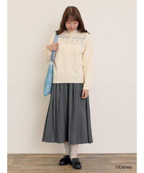 Samansa Mos2（サマンサ モスモス）の「【Disney】アナと雪の女王/総柄トートバッグ（ハンドバッグ・レディース・ネイビー/サックスブルー・F）」の9枚目の写真