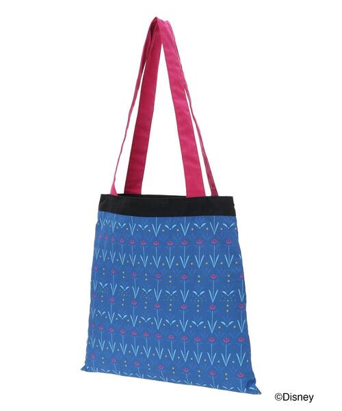 Samansa Mos2（サマンサ モスモス）の「【Disney】アナと雪の女王/総柄トートバッグ（ハンドバッグ・レディース・ネイビー/サックスブルー・F）」の16枚目の写真