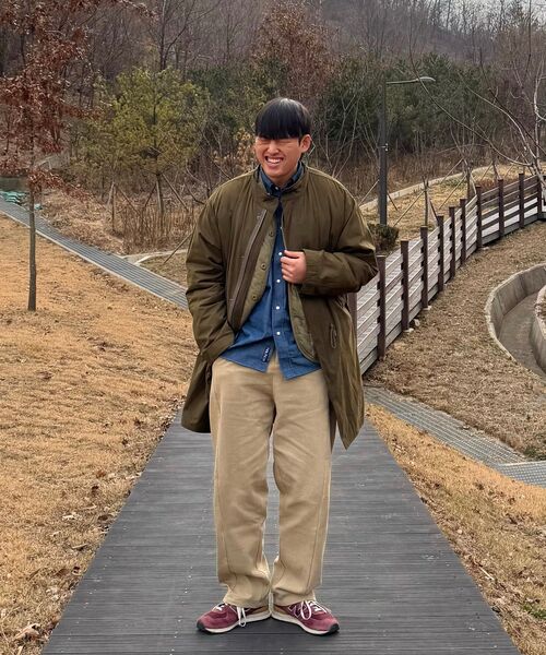 THAT'S IT（ザッツイット）の「カーブドワイドコットンデニムパンツ[ベージュ]（デニムパンツ・レディース・ベージュ・LARGE/X-LARGE/MEDIUM）」の9枚目の写真