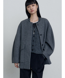 MAKE A TOAST（メイクアトースト）の「Round Raglan Coat Gray MBEFCT002GR（ダッフルコート）」