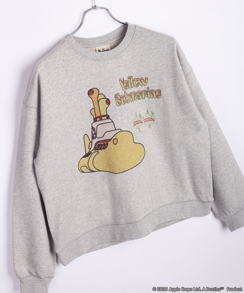 The Beatles（ザビートルズ）の「The Beatles / ビートルズ 裏毛 長袖トレーナー A Hard Day’s Night / Yellow Submarine（スウェット・メンズ・ブラック系その他2/ブラック/グレー/ブラック系その他/グレー系その他2・L/M）」の4枚目の写真