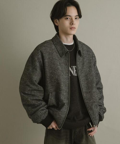 SENSE OF PLACE by URBAN RESEARCH(センスオブプレイスバイアーバンリサーチ)の「ウールブレンドネップブルゾン(ブルゾン・メンズ・ブラック/ブラウン・MEDIUM/LARGE)」の21枚目の写真