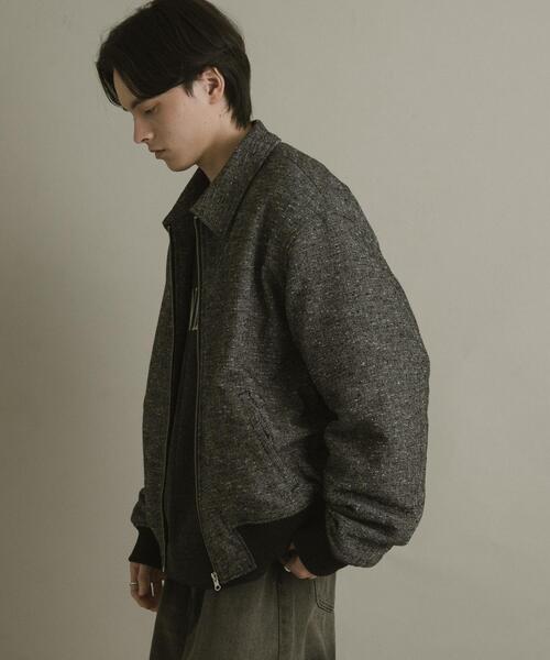 SENSE OF PLACE by URBAN RESEARCH(センスオブプレイスバイアーバンリサーチ)の「ウールブレンドネップブルゾン(ブルゾン・メンズ・ブラック/ブラウン・MEDIUM/LARGE)」の22枚目の写真