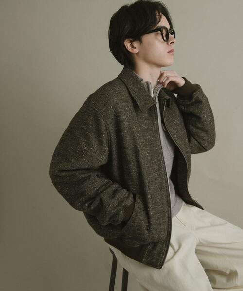 SENSE OF PLACE by URBAN RESEARCH(センスオブプレイスバイアーバンリサーチ)の「ウールブレンドネップブルゾン(ブルゾン・メンズ・ブラック/ブラウン・MEDIUM/LARGE)」の16枚目の写真