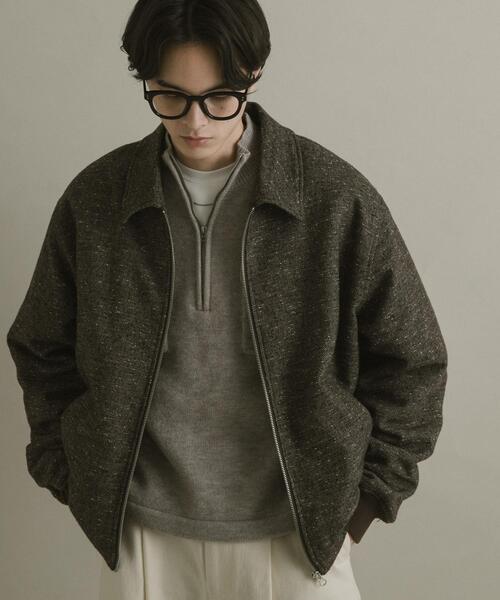 SENSE OF PLACE by URBAN RESEARCH(センスオブプレイスバイアーバンリサーチ)の「ウールブレンドネップブルゾン(ブルゾン・メンズ・ブラック/ブラウン・MEDIUM/LARGE)」の17枚目の写真