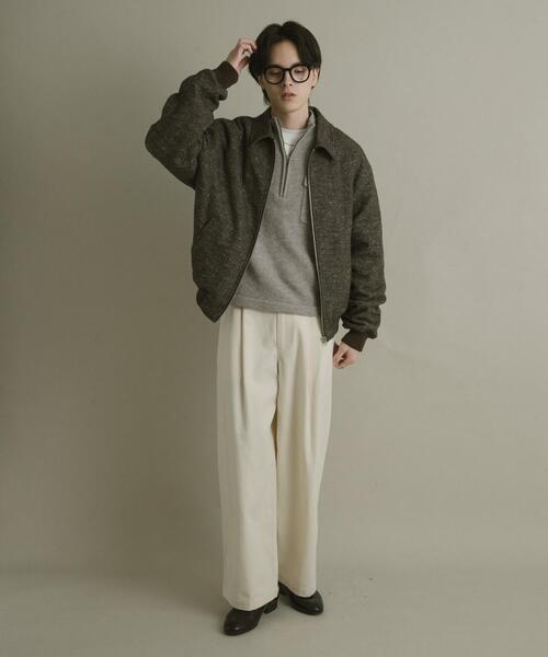 SENSE OF PLACE by URBAN RESEARCH(センスオブプレイスバイアーバンリサーチ)の「ウールブレンドネップブルゾン(ブルゾン・メンズ・ブラック/ブラウン・MEDIUM/LARGE)」の8枚目の写真