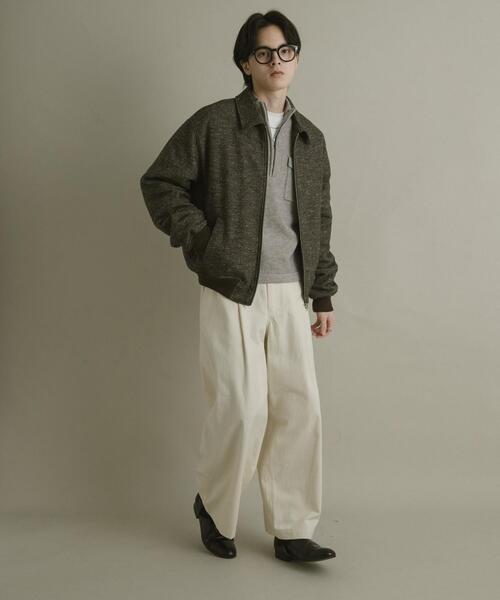 SENSE OF PLACE by URBAN RESEARCH(センスオブプレイスバイアーバンリサーチ)の「ウールブレンドネップブルゾン(ブルゾン・メンズ・ブラック/ブラウン・MEDIUM/LARGE)」の9枚目の写真