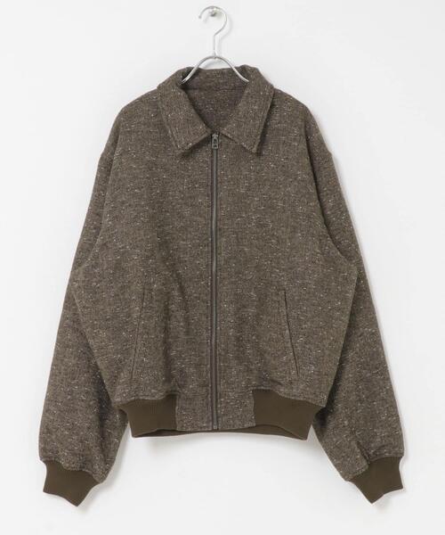 SENSE OF PLACE by URBAN RESEARCH(センスオブプレイスバイアーバンリサーチ)の「ウールブレンドネップブルゾン(ブルゾン・メンズ・ブラック/ブラウン・MEDIUM/LARGE)」の10枚目の写真