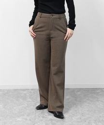 起毛タッチストレートパンツ　SOFT BRUSHED STRAIGHT PANTS