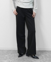 起毛タッチストレートパンツ SOFT BRUSHED STRAIGHT PANTS