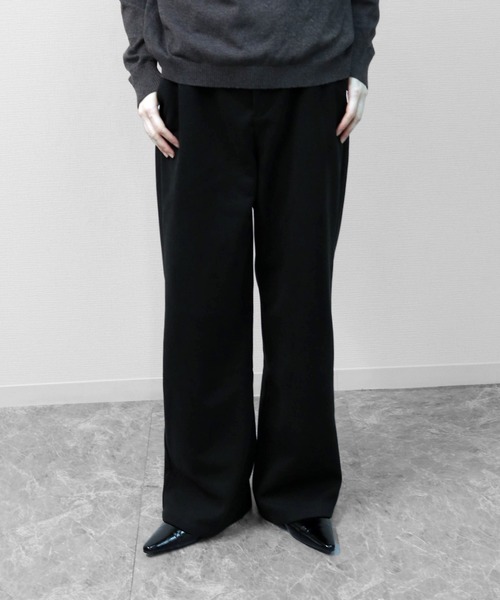 THE CELL.(ザセルドット)の「起毛タッチストレートパンツ SOFT BRUSHED STRAIGHT PANTS(その他パンツ・レディース・ブラック/ブラウン・M/S/L)」の11枚目の写真