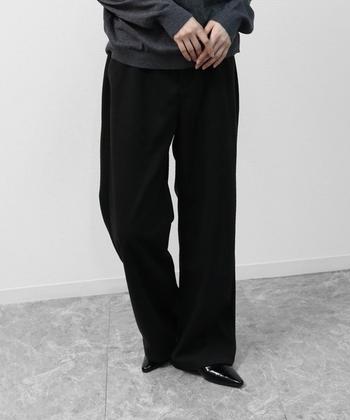 THE CELL.(ザセルドット)の「起毛タッチストレートパンツ SOFT BRUSHED STRAIGHT PANTS(その他パンツ・レディース・ブラック/ブラウン・M/S/L)」の13枚目の写真