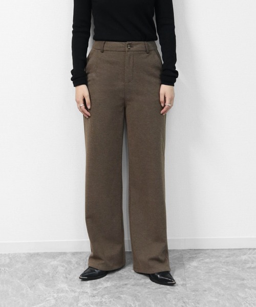 THE CELL.(ザセルドット)の「起毛タッチストレートパンツ SOFT BRUSHED STRAIGHT PANTS(その他パンツ・レディース・ブラック/ブラウン・M/S/L)」の18枚目の写真