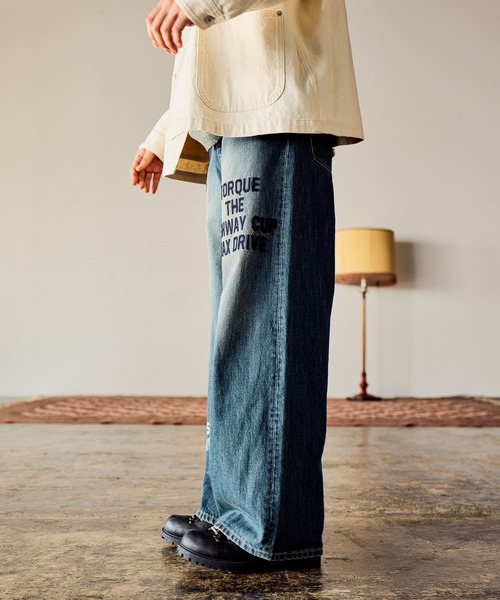 niko and デニム niko and JEANS] MESSAGE WIDE DENIM（デニムパンツ）｜niko and