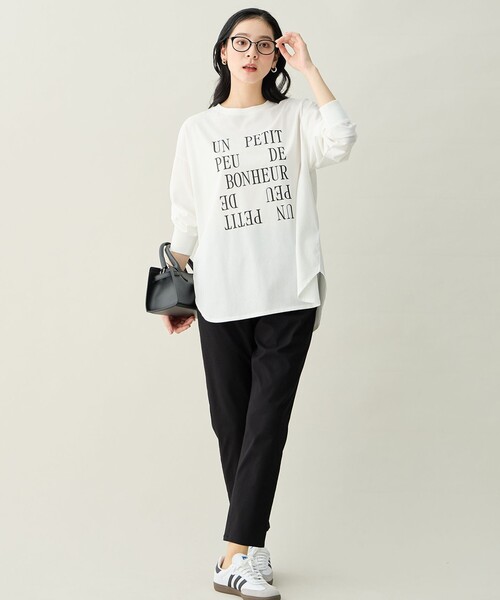 ANY(エニィ)の「【Sサイズあり】アソートロゴルーズTシャツ(Tシャツ/カットソー・レディース・グレー系1/ピンク系/ホワイト系1/ホワイト系・F/SMALL)」の11枚目の写真