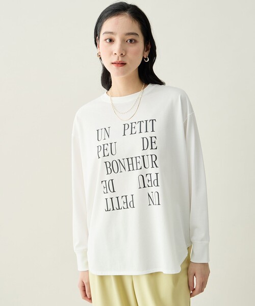ANY(エニィ)の「【Sサイズあり】アソートロゴルーズTシャツ(Tシャツ/カットソー・レディース・グレー系1/ピンク系/ホワイト系1/ホワイト系・F/SMALL)」の13枚目の写真