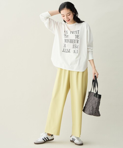 ANY(エニィ)の「【Sサイズあり】アソートロゴルーズTシャツ(Tシャツ/カットソー・レディース・グレー系1/ピンク系/ホワイト系1/ホワイト系・F/SMALL)」の15枚目の写真