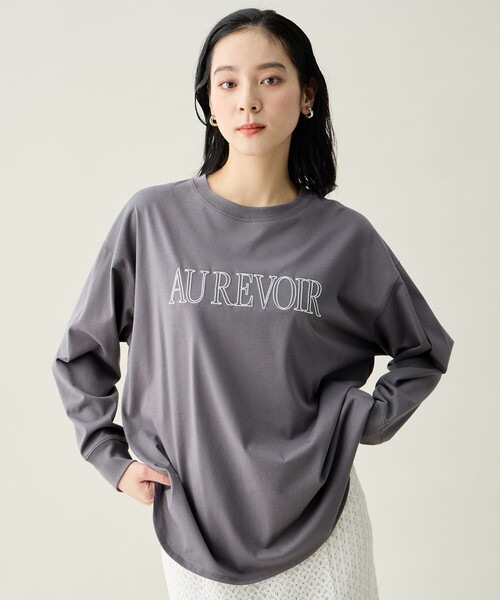 ANY(エニィ)の「【Sサイズあり】アソートロゴルーズTシャツ(Tシャツ/カットソー・レディース・グレー系1/ピンク系/ホワイト系1/ホワイト系・F/SMALL)」の21枚目の写真