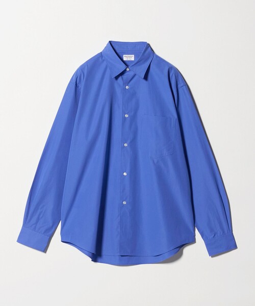 BEAUTY&YOUTH UNITED ARROWS（ビューティーアンドユースユナイテッドアローズ）の「HI-LINE 120/2 ブロード レギュラー シャツ FORM型（シャツ/ブラウス・メンズ・コバルトブルー/ダークグレー/ホワイト・M/XL/S/L）」の3枚目の写真