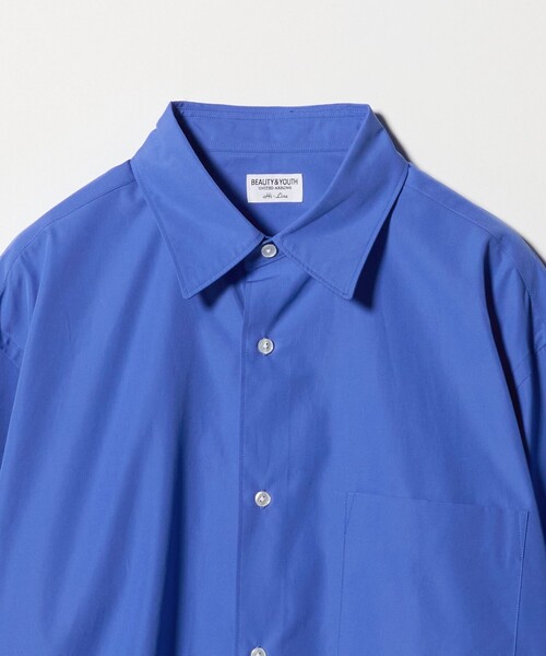 BEAUTY&YOUTH UNITED ARROWS（ビューティーアンドユースユナイテッドアローズ）の「HI-LINE 120/2 ブロード レギュラー シャツ FORM型（シャツ/ブラウス・メンズ・コバルトブルー/ダークグレー/ホワイト・M/XL/S/L）」の10枚目の写真