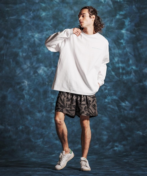 Jih Nunc(ジーヌンク)の「mlt5544-オーガニックコットンプリントロングスリーブTシャツ(JIH-R1147)(Tシャツ/カットソー・メンズ・ネイビー/ブラック/ホワイト・L/M/S)」の6枚目の写真