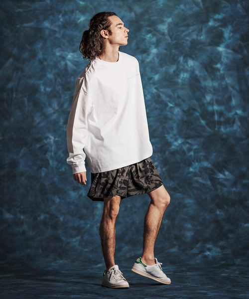 Jih Nunc(ジーヌンク)の「mlt5544-オーガニックコットンプリントロングスリーブTシャツ(JIH-R1147)(Tシャツ/カットソー・メンズ・ネイビー/ブラック/ホワイト・L/M/S)」の7枚目の写真