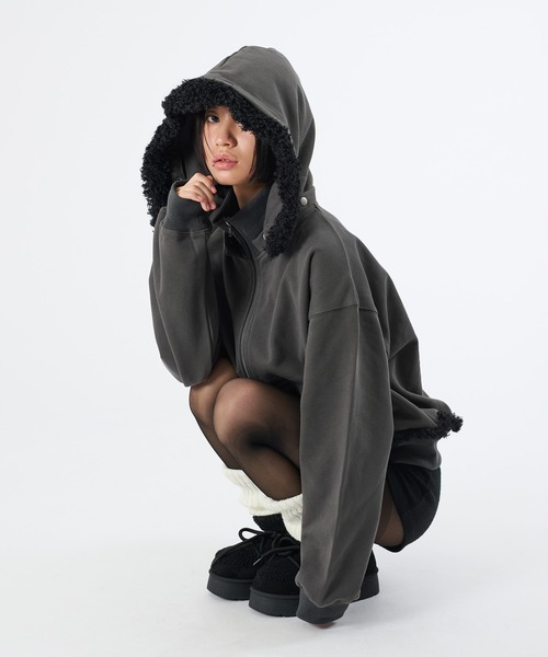 3WAY FUR REMOVAL ZIP HOODIE（ブルゾン）｜FTW（エフティダブリュー