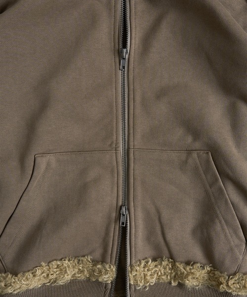 FTW（エフティダブリュー）の「3WAY FUR REMOVAL ZIP HOODIE（パーカー・レディース・チャコールグレー/ライトグリーン・LARGE/MEDIUM/SMALL）」の22枚目の写真