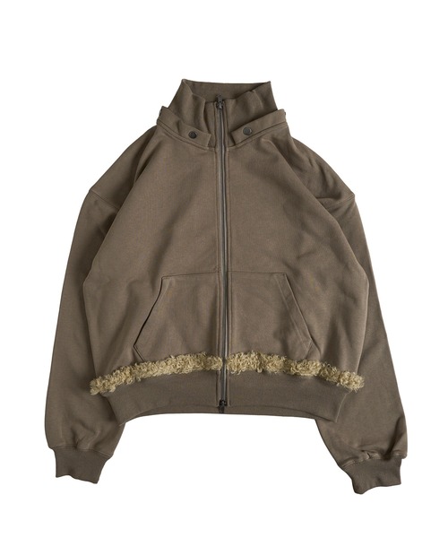 FTW（エフティダブリュー）の「3WAY FUR REMOVAL ZIP HOODIE（パーカー・レディース・チャコールグレー/ライトグリーン・LARGE/MEDIUM/SMALL）」の18枚目の写真