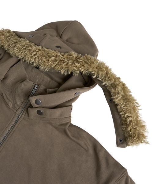 FTW（エフティダブリュー）の「3WAY FUR REMOVAL ZIP HOODIE（パーカー・レディース・チャコールグレー/ライトグリーン・LARGE/MEDIUM/SMALL）」の21枚目の写真