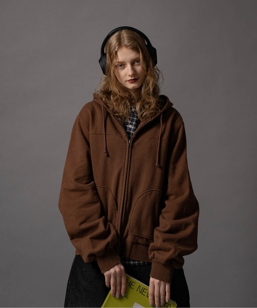 YOUHEE LEOPARD HOOD ZIP-UP BROWN パーカー MUSINSA | YOUHEE LEOPARD HOOD ZIP-UP BROWN