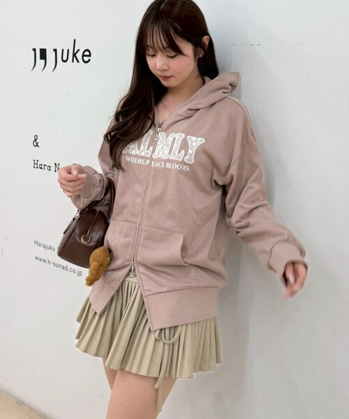 セール】【2026SS】レースロゴ丈違いパーカー（パーカー）｜continuer