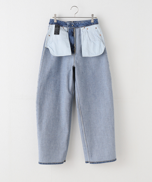 RED CARD TOKYO（レッドカード）の「RED CARD TOKYO/レッドカード トーキョー MONTANA 72W11901IMD（デニムパンツ・レディース・サックスブルー・24/25/26/27）」の6枚目の写真