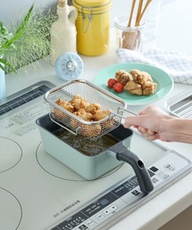 Toffy（トフィー）の「【Toffy/トフィー】 角型揚げ鍋〈フライバスケット付き〉（鍋/フライパン）」