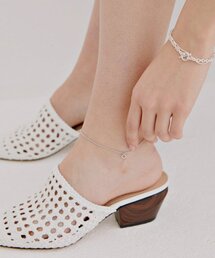 LOVE ME MONSTER（ラブミーモンスター）の「[Surgical] Mini Ring Drop Ball Chain Anklet（アンクレット）」