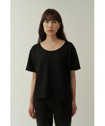 MUARMUS（ムアルムス）の「Line Wool T-shirt - Black（Tシャツ/カットソー）」