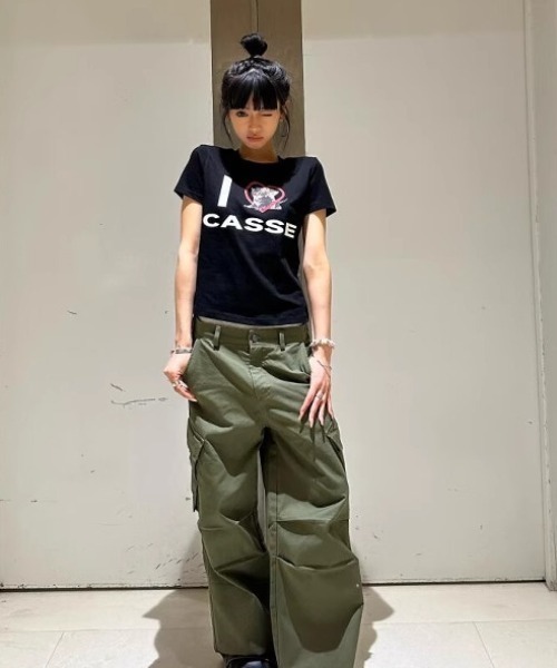 SHEPP（シープ）の「【26年春夏新作】半袖キャットプリントアソートTシャツ（Tシャツ/カットソー・レディース・C/D/E/A/B・M/L）」の14枚目の写真