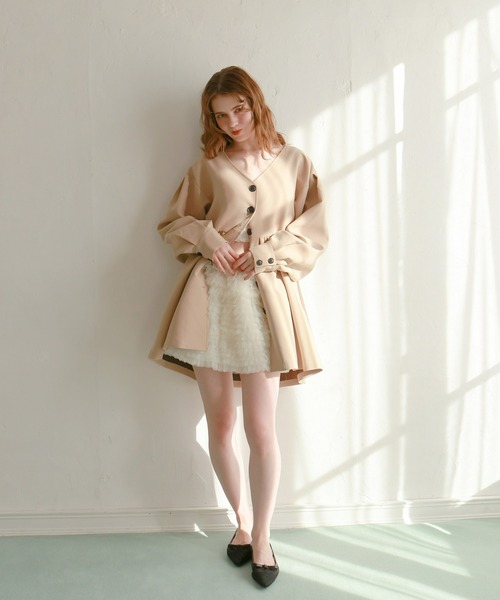 mic by Olu.（ミックバイオルドット）の「＜ ZOZOTOWN限定 ＞ミリーチュールスカート（スカート・レディース・アイボリー/ブラック/グレー・FREE）」の5枚目の写真