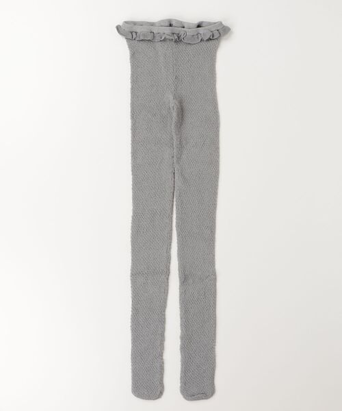 BEAMS COUTURE（ビームスクチュール）の「ふわふわニットタイツ（Tシャツ/カットソー・レディース・ピンク/ホワイト系その他5/ブラック/グレー・ONE SIZE）」の3枚目の写真