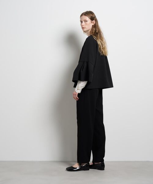 LANVIN en Bleu(ランバンオンブルー)の「ダブルクロスタックスリーブジャケット(テーラードジャケット・レディース・オフホワイト/ブラック・36/38)」の12枚目の写真