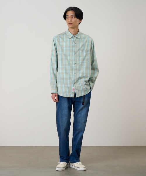 Gramicci(グラミチ)の「STRETCH DENIM NN-PANT CROPPED|ストレッチデニムNNパンツクロップド(デニムパンツ・メンズ・ワンウォッシュ/ライトインディゴブルー/ダークインディゴブルー・S/M/L/XL/XXL)」の8枚目の写真