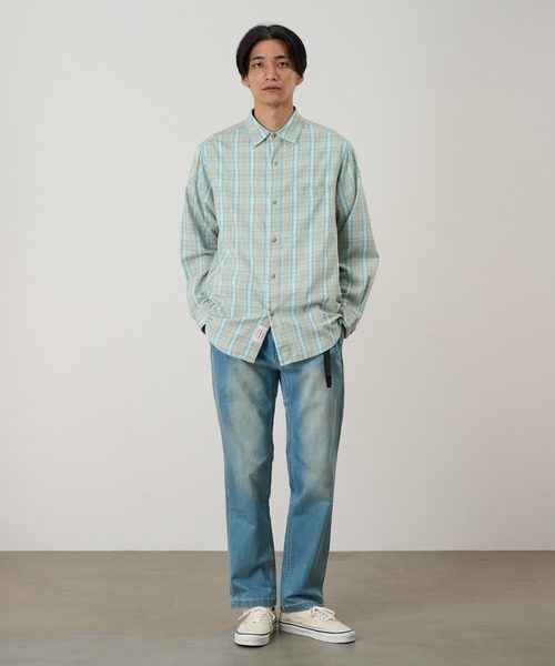 Gramicci(グラミチ)の「STRETCH DENIM NN-PANT CROPPED|ストレッチデニムNNパンツクロップド(デニムパンツ・メンズ・ワンウォッシュ/ライトインディゴブルー/ダークインディゴブルー・S/M/L/XL/XXL)」の5枚目の写真