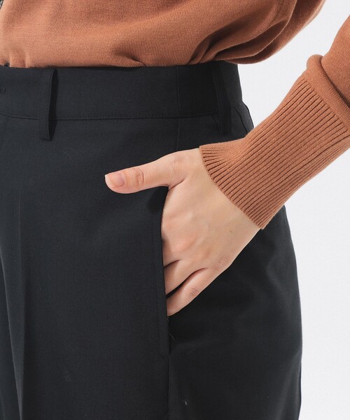 BEAMS BOY（ビームスボーイ）の「ティーダブ ワイド スラックス（スラックス・レディース・ブラック/グレー・2/1）」の14枚目の写真