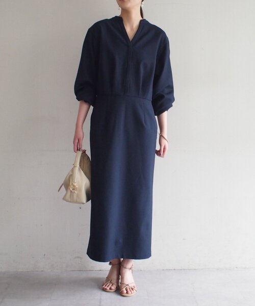 LOUNGEDRESS（ラウンジドレス）の「リネンライクVワンピース