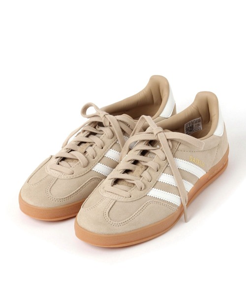 A part by(アパートバイ)の「【セレクト】adidas_GAZELLE INDOOR(スニーカー・レディース・ベージュ・MEDIUM/LARGE)」の1枚目の写真