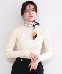 OPAQUE.CLIP | ランダムリブハイネックニット【洗濯機OK】(ニット/セーター)
