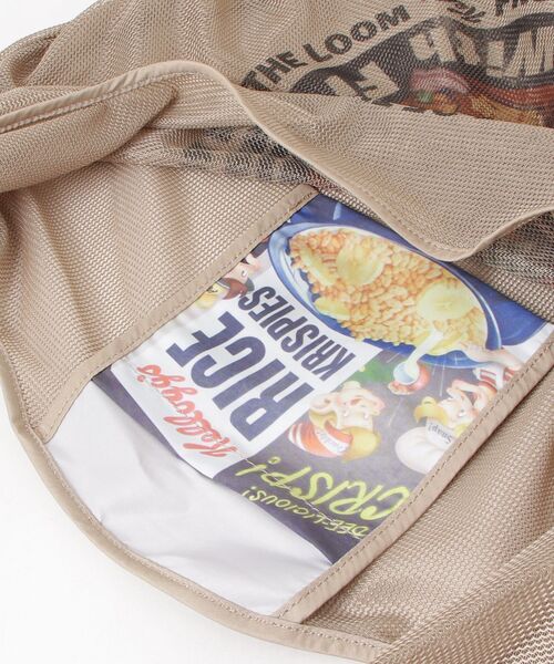 FRUIT OF THE LOOM(フルーツオブザルーム)の「【FRUIT OF THE LOOM/フルーツオブザルーム】VINTAGE Kellogg’ s mesh eco bag / ヴィンテージケロッグメッシュエコバッグ(トートバッグ・メンズ・ブラック/サックスブルー/オレンジ・FREE)」の12枚目の写真