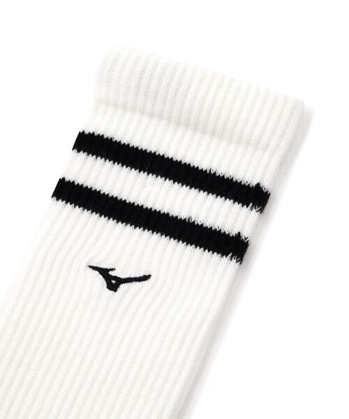 MARGARET HOWELL（マーガレットハウエル）の「STRIPE SPORTS SOCKS（ソックス/靴下・メンズ・ブラック/ホワイト系その他2・-）」の8枚目の写真